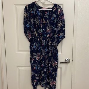 East Adeline Floral Faux Wrap Dress